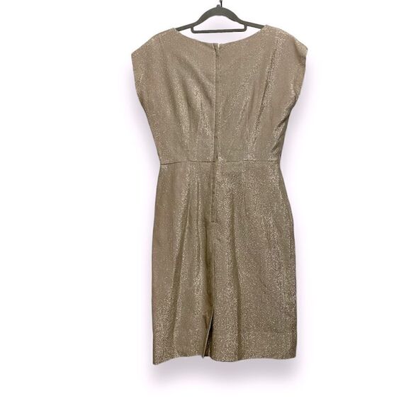 Vintage 60’s Cathy Gray Gold Metallic Dress - Picture 4 of 6